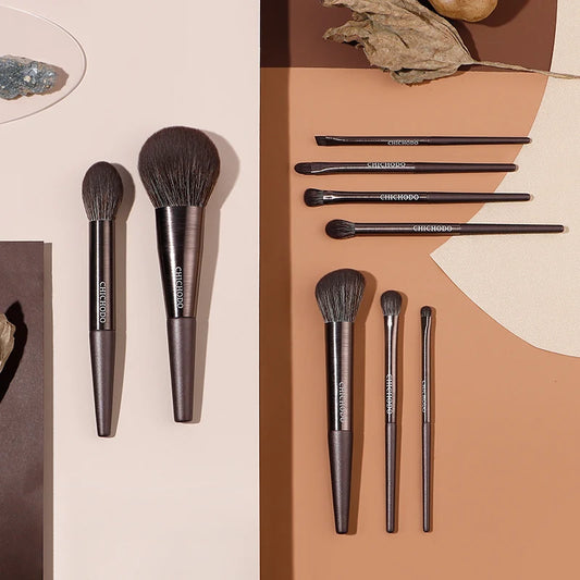 CHICHODO Violet 9pcs Professional Makeup Brush Set - Lylamor.com