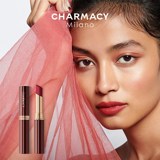 CHARMACY Waterproof Matte Lipstick – 16 Colors, Long-Lasting Velvet Finish - Lylamor.com