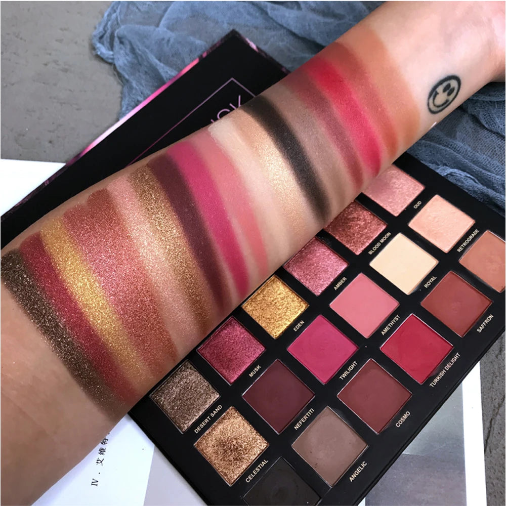 UCANBE Eyeshadow Palette Set – 2pcs Matte Shimmer Glitter Pigment Makeup - Lylamor.com