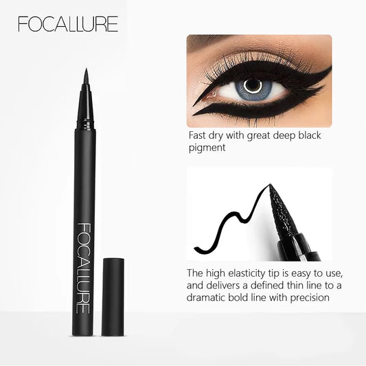 FOCALLURE Liquid Eyeliner Pen – Long Lasting, Waterproof & Quick Drying - Lylamor.com