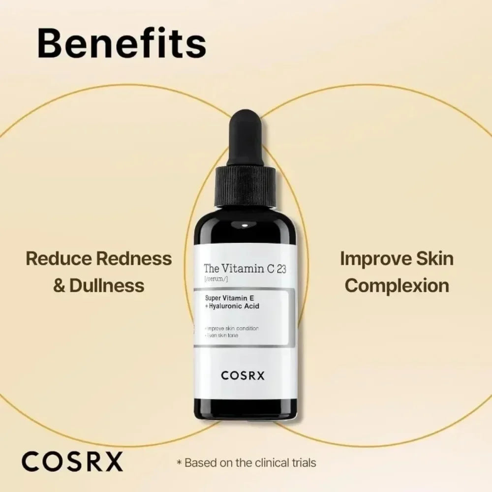COSRX The Vitamin C23 Serum Vitamin C Essence C13 Essence Vitamin C Serum for Face Korean Skin Care Products Serum Facial - Lylamor.com