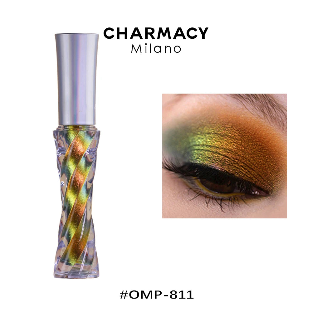 CHARMACY Glitter Liquid Eyeshadow – 40 Duochrome Colors, Long-lasting Shimmer & Metallic Finish - Lylamor.com