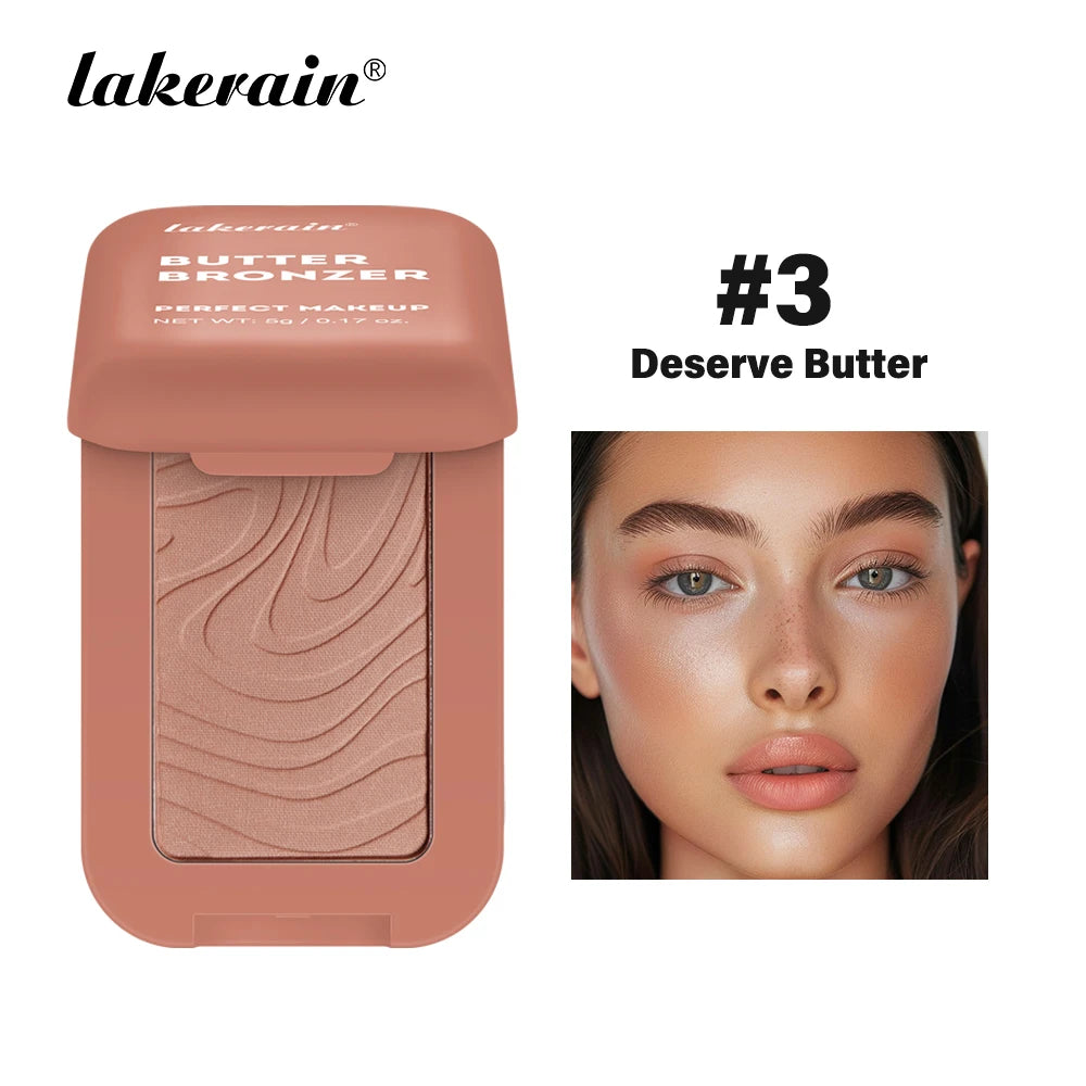 Lakerain Butter Bronzer Cream – Silky Shimmer, Long-Lasting & Waterproof