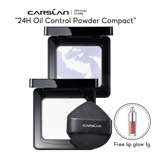 CARSLAN Stay Matte Pressed Powder – 24H Oil Control & Long-Lasting - Lylamor.com