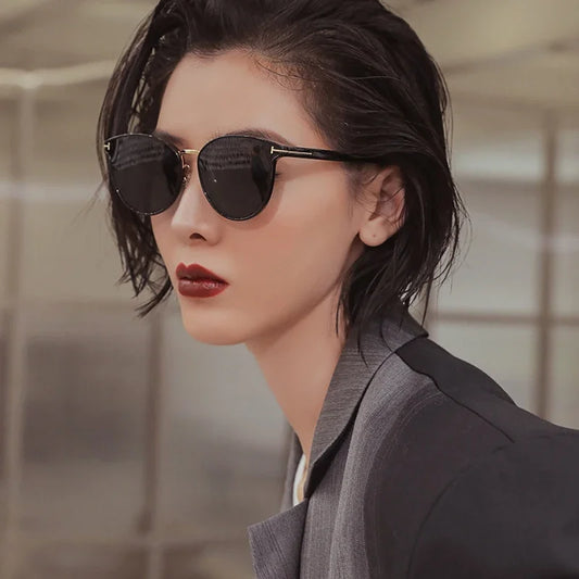 GCV Polarized Lady Sunglasses Cat Eye Fashion  Sun Glasses Luxury Woman Female Brand  Ultralight Frame Tourism Party  Leisu