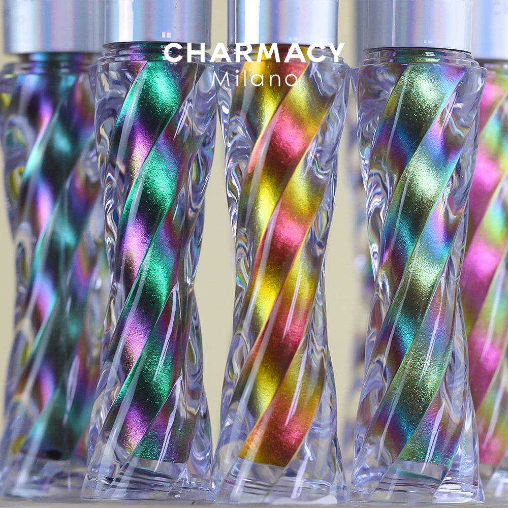 CHARMACY Glitter Liquid Eyeshadow – 40 Duochrome Colors, Long-lasting Shimmer & Metallic Finish - Lylamor.com