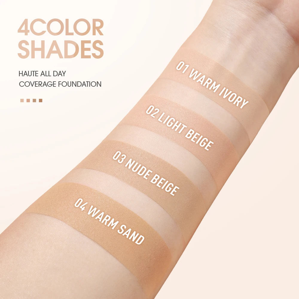 O.TWO.O Liquid Coverage Foundation Cream Matte Moisturizing Oil-Control Long-Lasting Waterproof Concealer - Lylamor.com