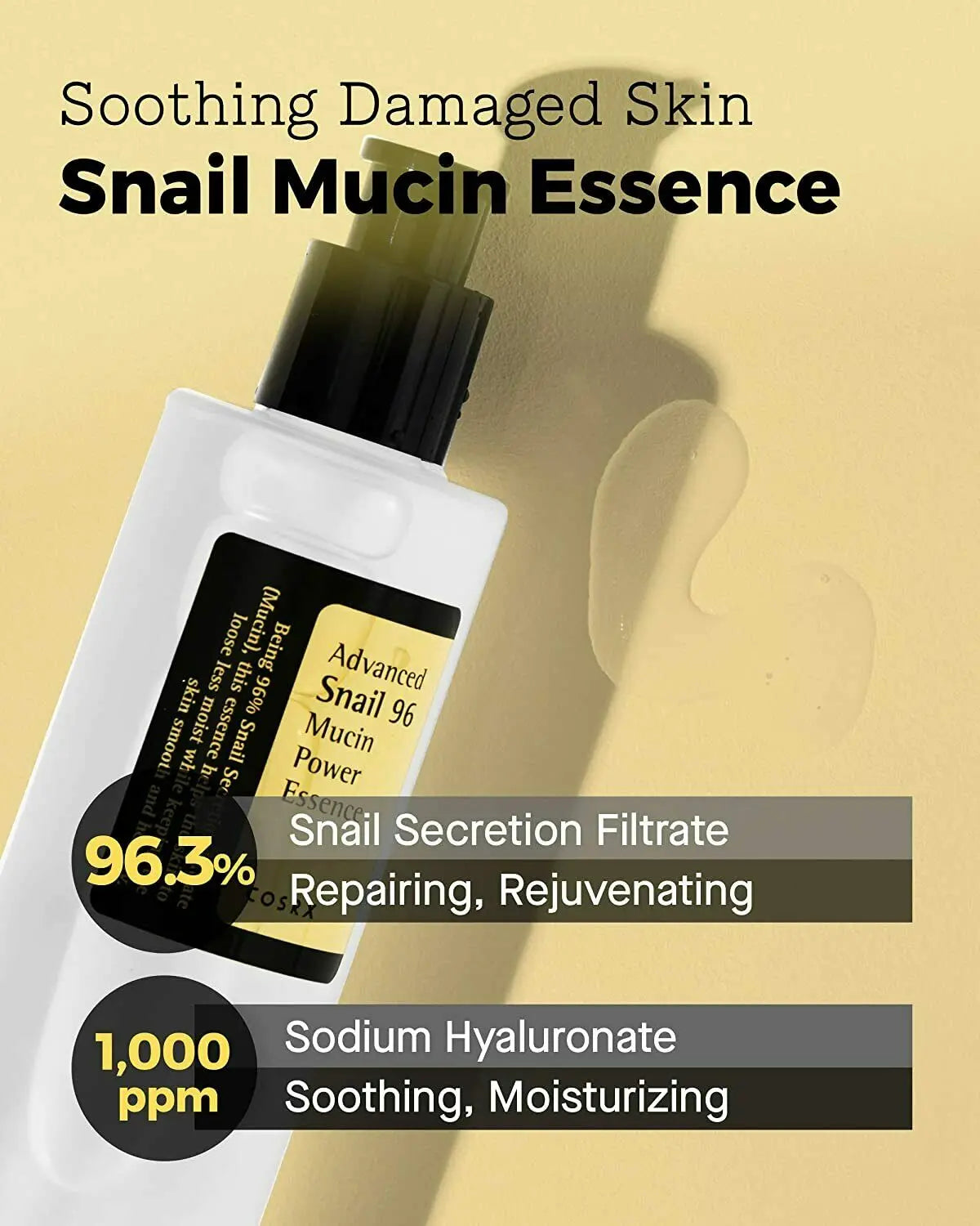 COSRX Advanced Snail 96 Mucin Power Essence 100ml Face Care Cream Moisturizing Original Korea Cosmetic - Lylamor.com