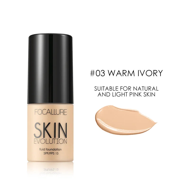 FOCALLURE Liquid Foundation – Full Coverage, Oil-Control & Moisturizing - Lylamor.com