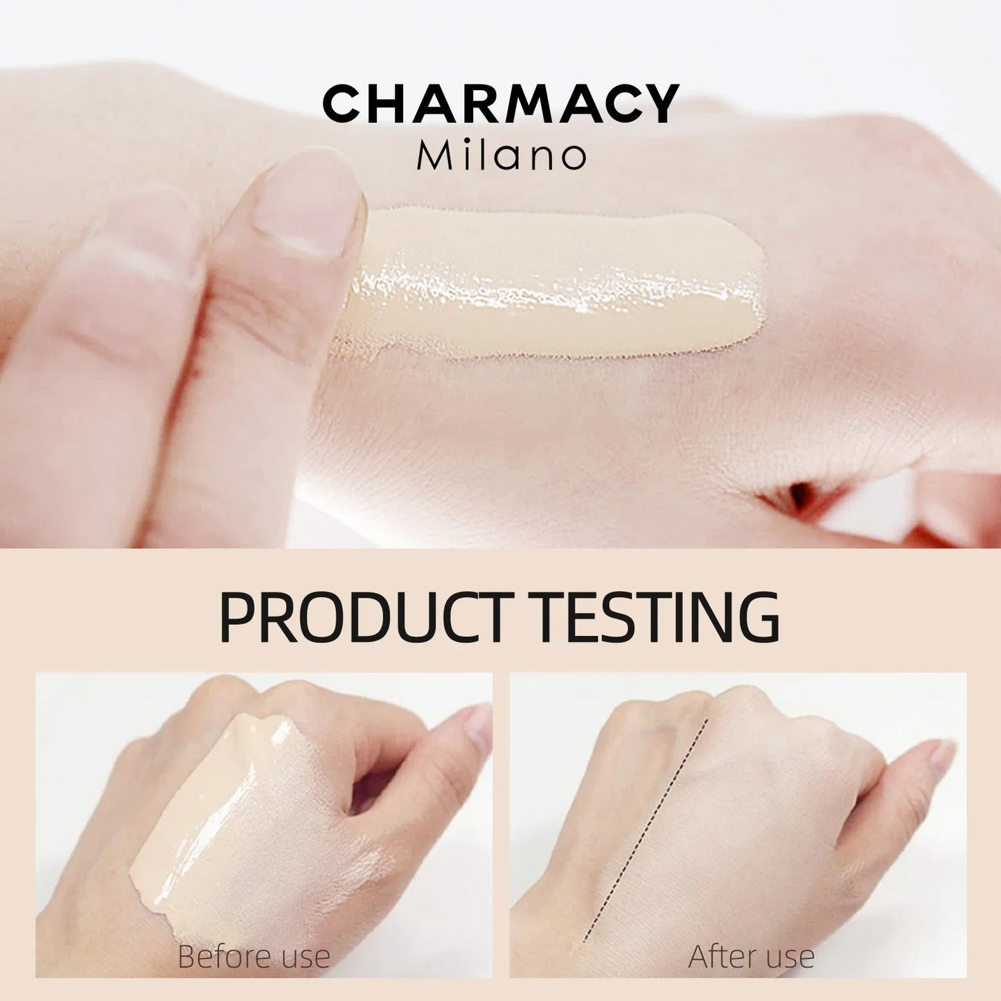 CHARMACY High Coverage Matte Foundation Cream – Professional Long Lasting Makeup Base - Lylamor.com