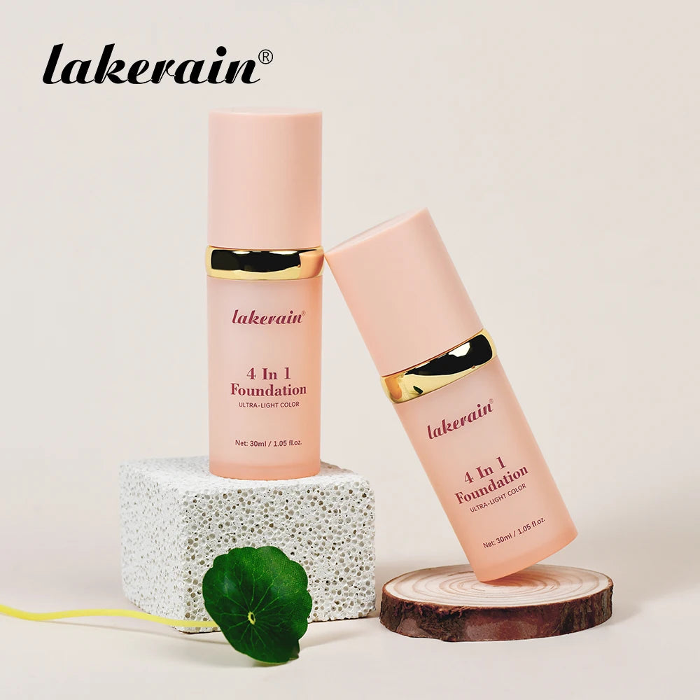 Color Changing Foundation 4 In 1 Moisturizer Longwearing Waterproof Concealer Even Skin Toning Sunscreen Spf 30 Whitening Makeup - Lylamor.com