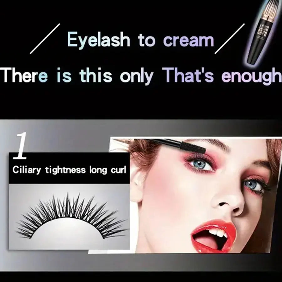 Mascara 4D Waterproof – Volumateur, allongeant et anti-bavures