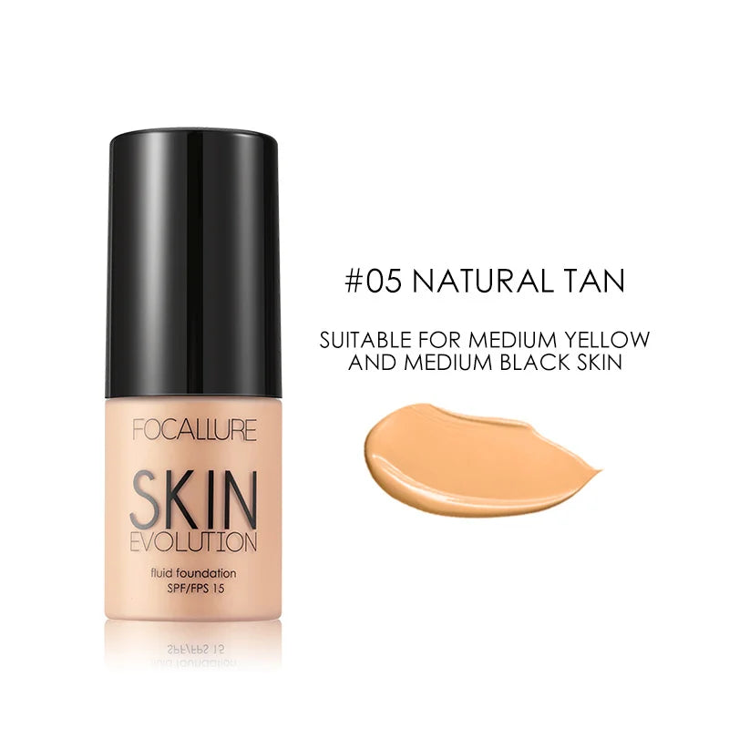 FOCALLURE Liquid Foundation – Full Coverage, Oil-Control & Moisturizing - Lylamor.com