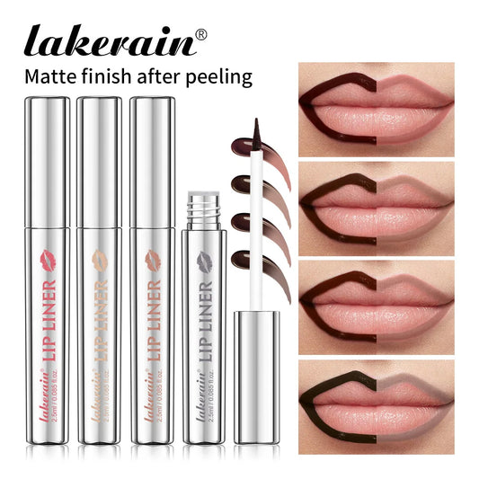 Lakerain 4 Color Peel Off Lip Liner – Long Lasting, Waterproof, Smudge-Proof, Hydrating Lip - Lylamor.com