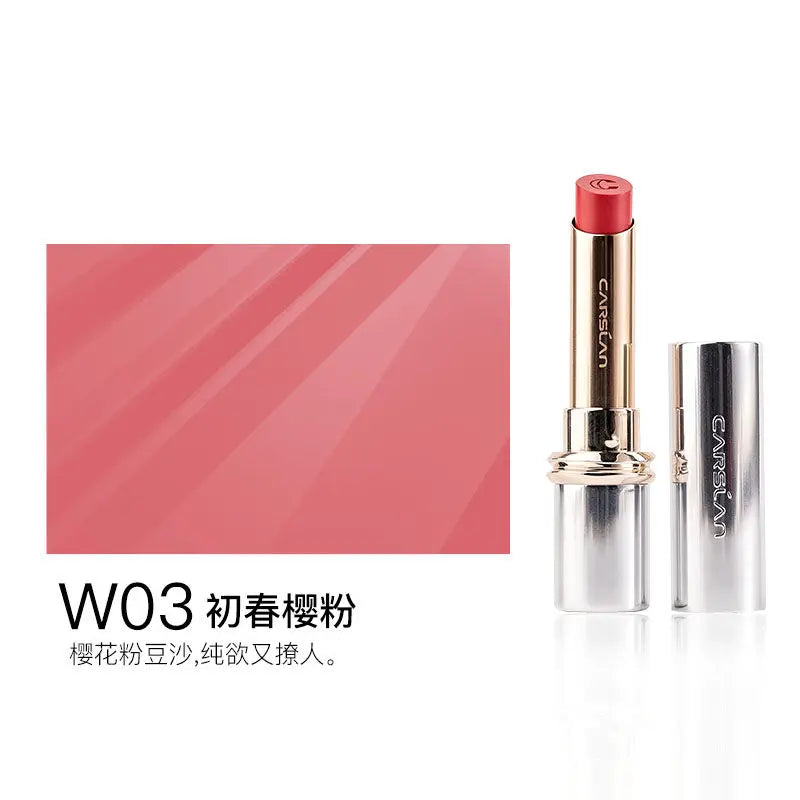 CARSLAN Moisturizing Lipsticks Water Light Fade Lip Lines Lip Gloss Orange Red Tint Lasting Watery Lightness Lip Stick Makeup - Lylamor.com