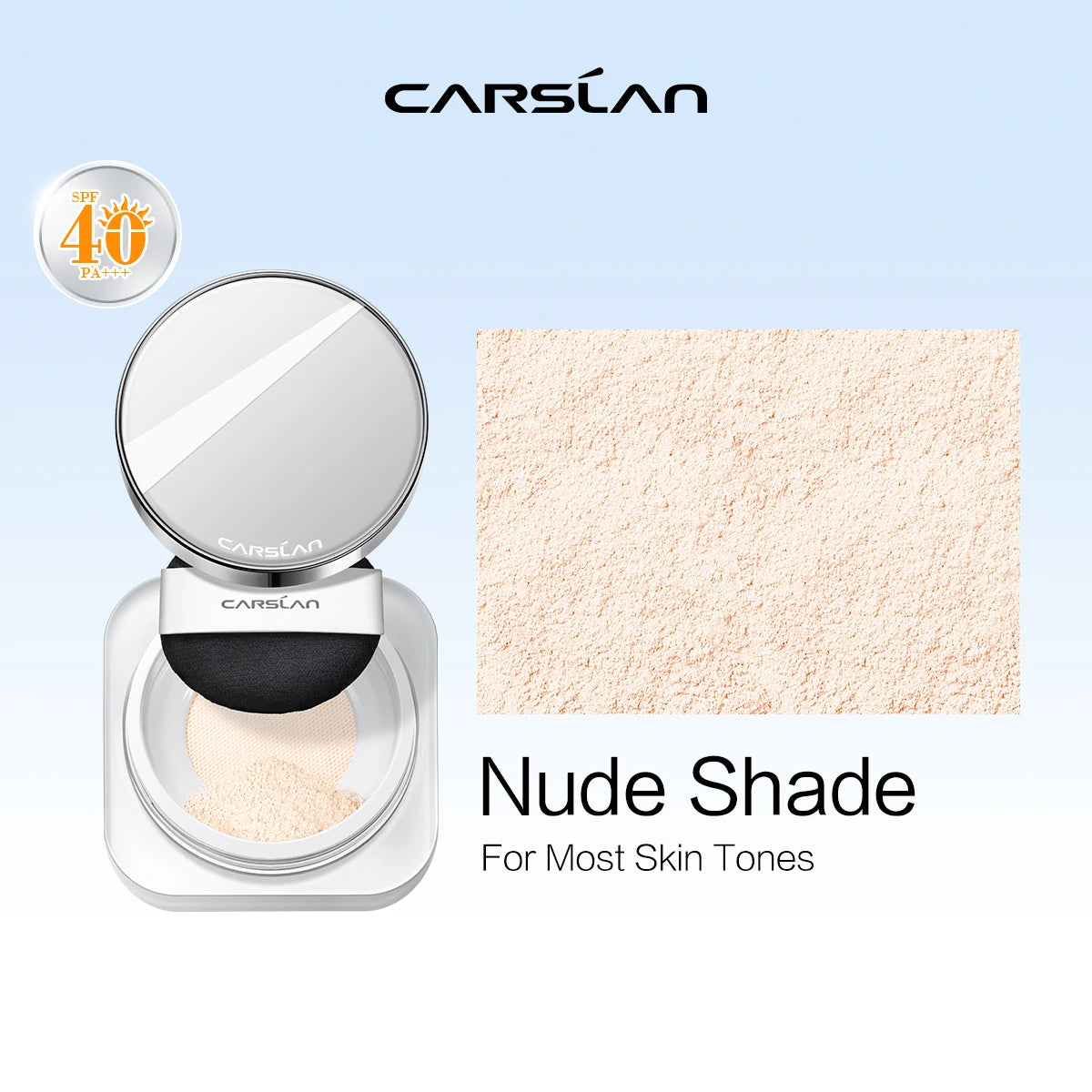 CARSLAN Cloud Touch Soft Focus Sunscreen Loose Setting Powder SPF 40 - Lylamor.com