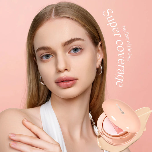 BANXEER Cream Natural Coverage Waterproof Matte Finish Compact - Lylamor.com