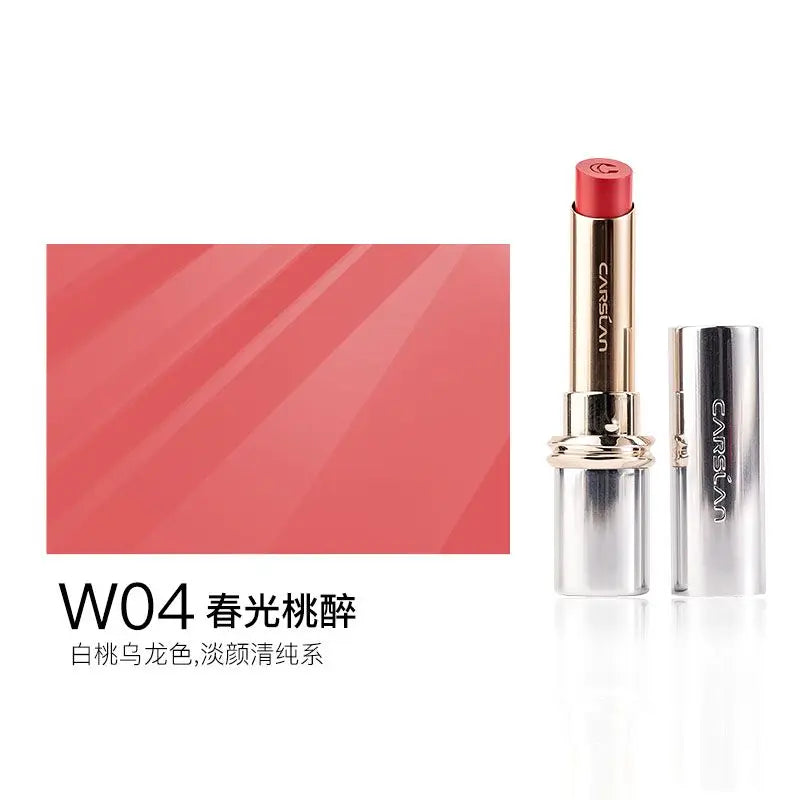 CARSLAN Moisturizing Lipsticks Water Light Fade Lip Lines Lip Gloss Orange Red Tint Lasting Watery Lightness Lip Stick Makeup - Lylamor.com