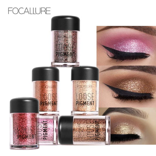FOCALLURE 18 Colors Glitter Eyeshadow Palette – Waterproof Shimmer, Matte & Metallic Eye Makeup for Women - Lylamor.com