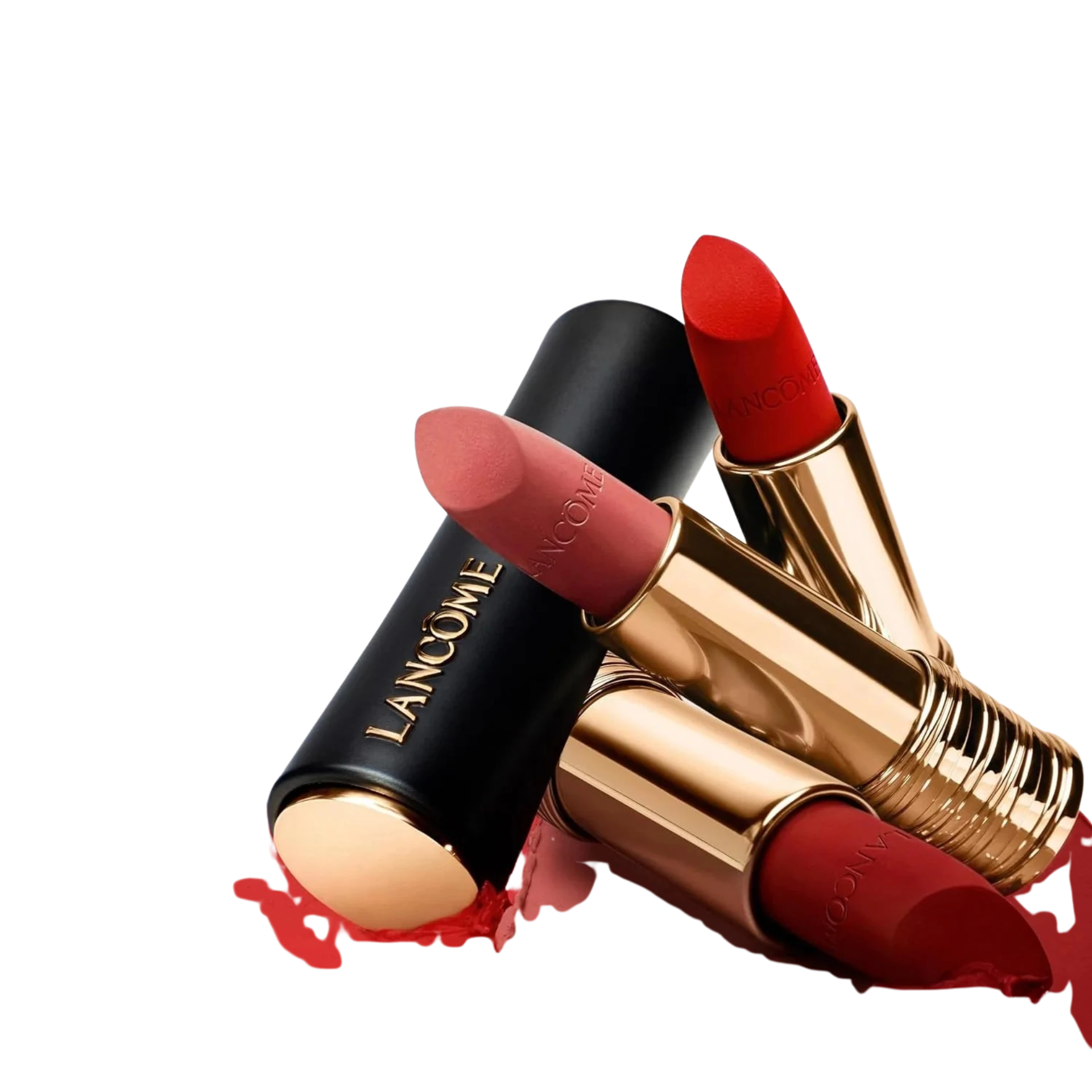 Lancome L’Absolu Rouge Drama Matte Lipstick Bold Matte Finish Lasting Comfort Hydration Shade 196 - Lylamor.com