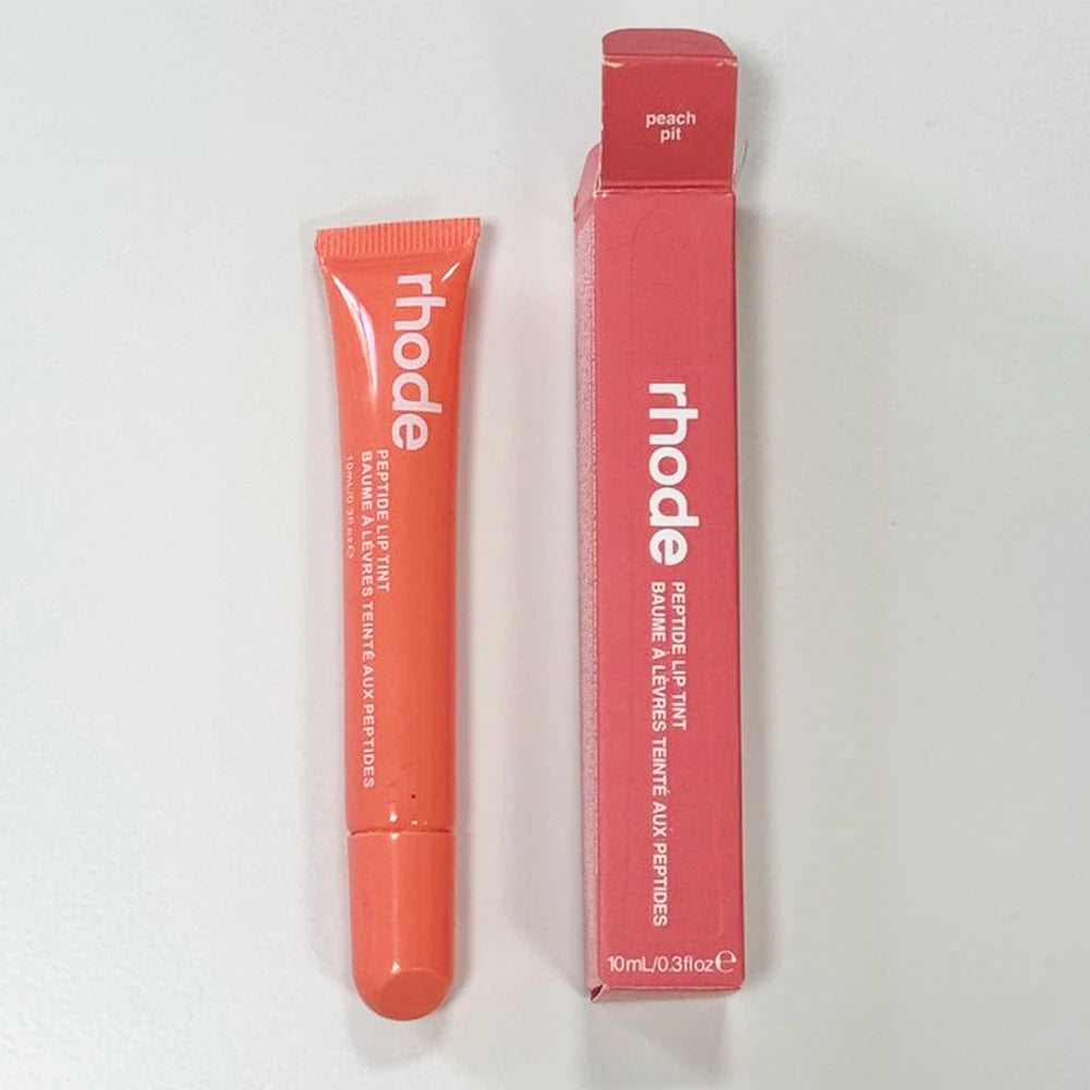 Rhode Makeup Lip Glosses Plump Moisturizing Lip Glaze Oil Long Lasting Nourishing Lipstick Care Ins Salty Tan Raspberry with Box