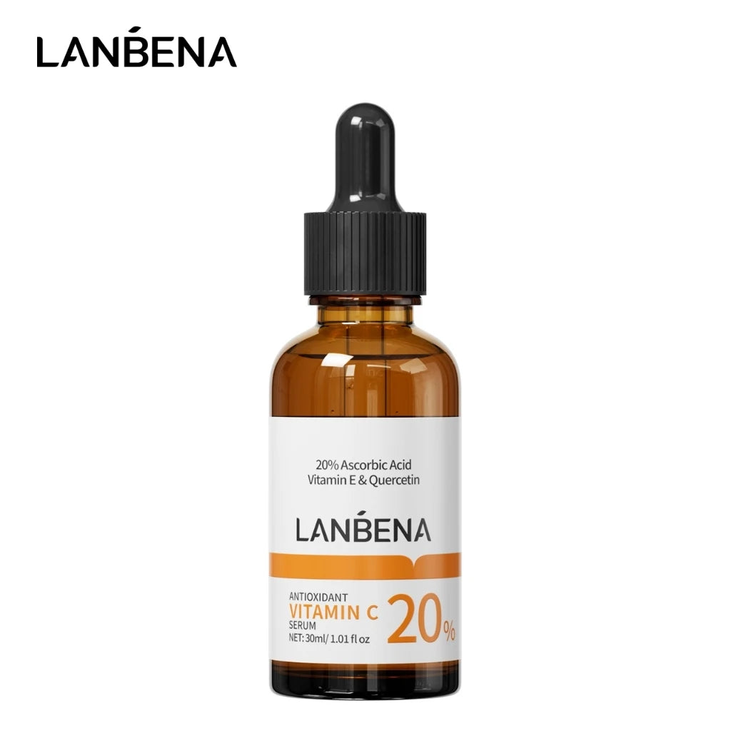 LANBENA Vitamin C Antioxidant Serum – Brightening Quercetin & Ascorbic Acid Anti-Aging Face Essence 15/30ml - Lylamor.com