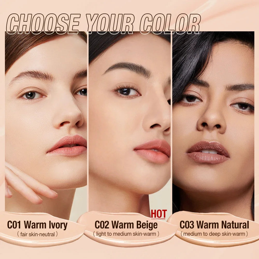 O.TWO.O Liquid Foundation Cream SPF30 High Coverage Waterproof Makeup Base - Lylamor.com