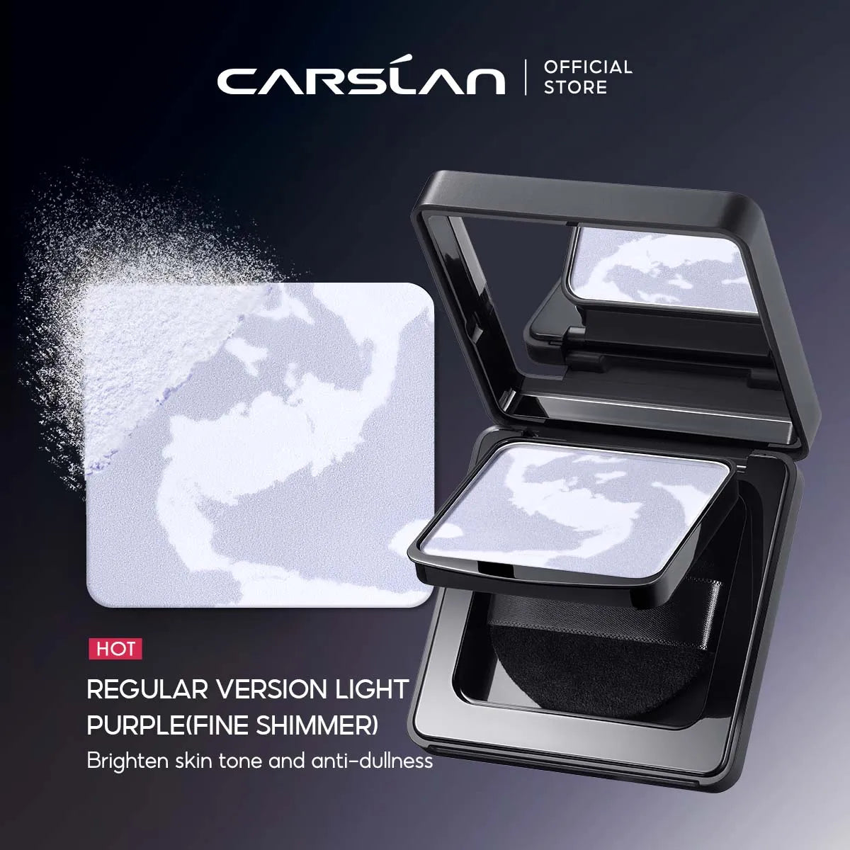 CARSLAN Stay Matte Pressed Powder – 24H Oil Control & Long-Lasting - Lylamor.com