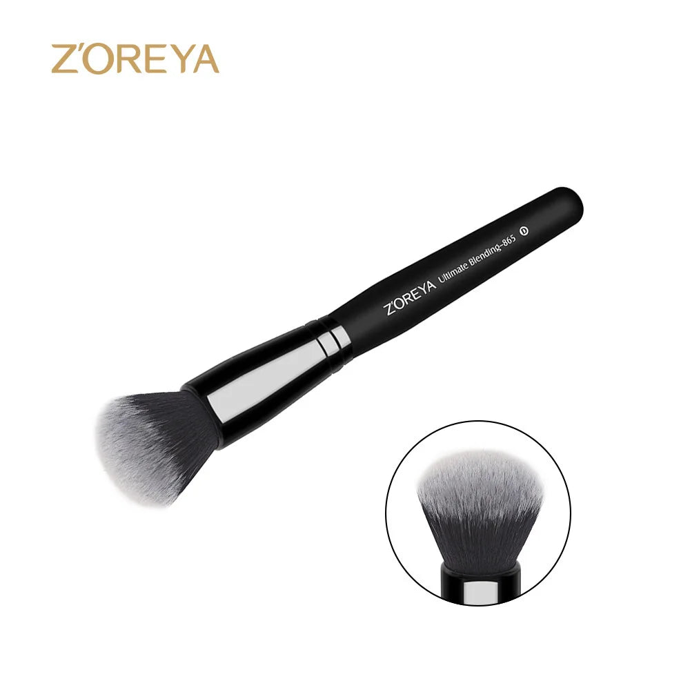 Zoreya Portable Makeup Brush Storage Box for Girls with Blush Foundation and Concealer Brushes - Lylamor.com