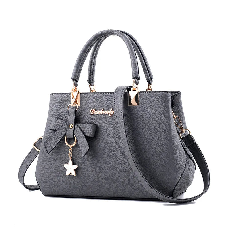 Yogodlns Floral Pendant Messenger Bag - Elegant Women's Tote & Crossbody Shoulder Purse