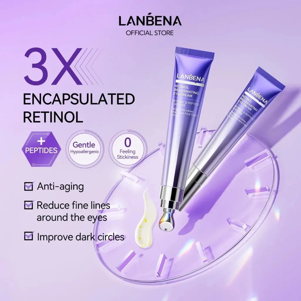 LANBENA Retinol Facial Skincare Serum Set – Anti-Aging, Firming, Moisturizing, Reduces Fine Lines & Rejuvenates Skin - Lylamor.com