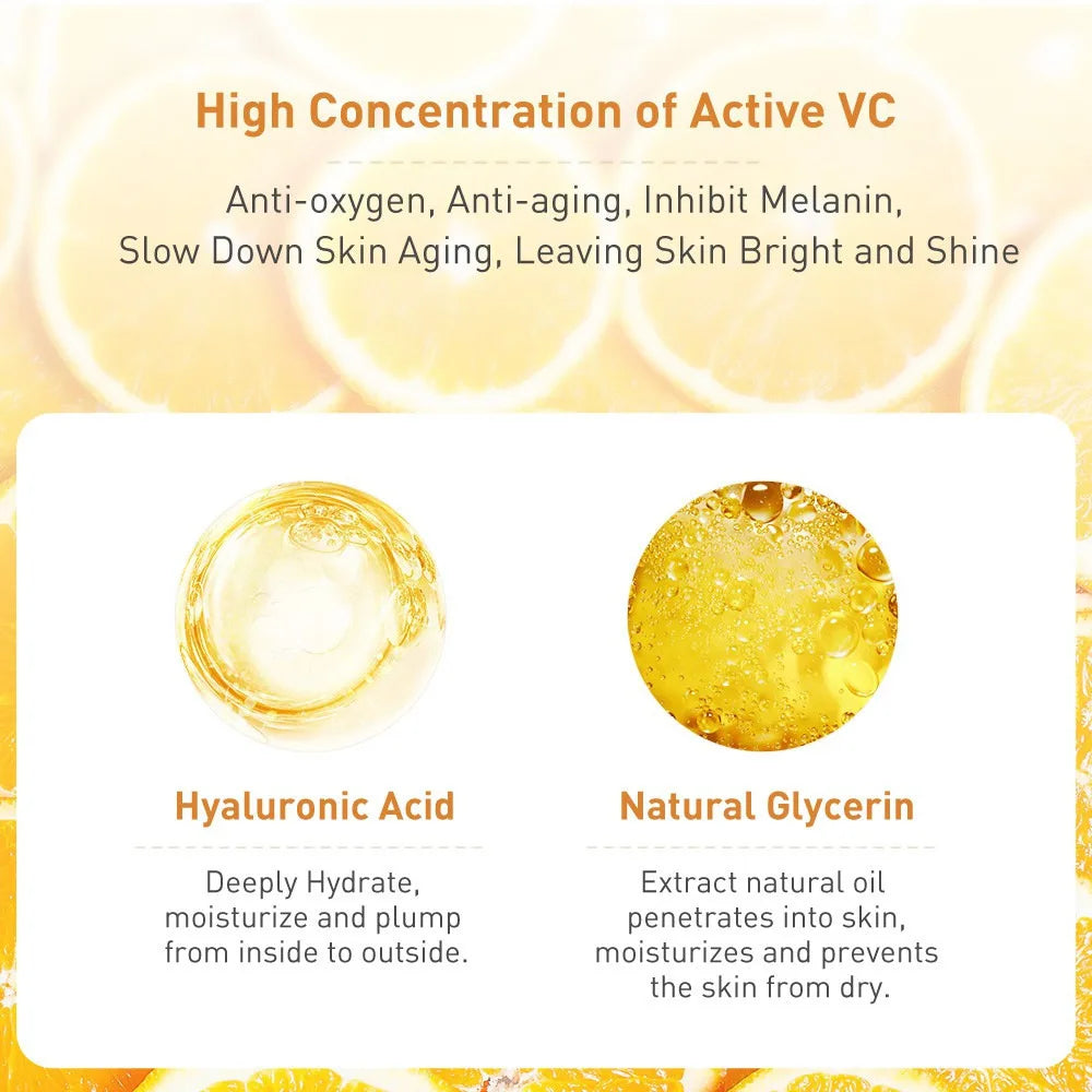 LANBENA Vitamin C Facial Essence 17ml – Brightening, Firming & Anti-Aging Serum for Women - Lylamor.com