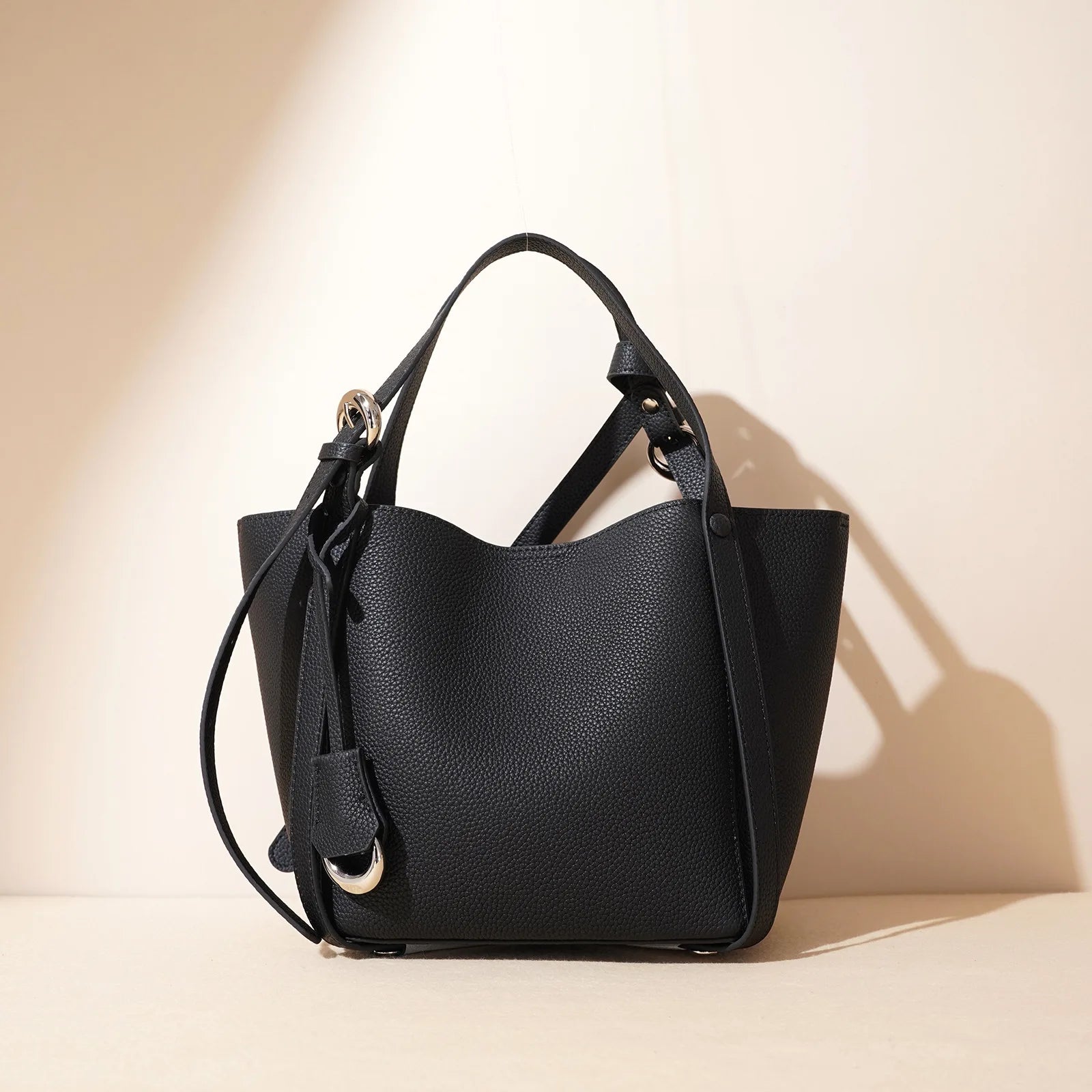 Firmranch Genuine Leather Basket Tote Handbag for Women – Fashion Casual Commuting Purse - Lylamor.com