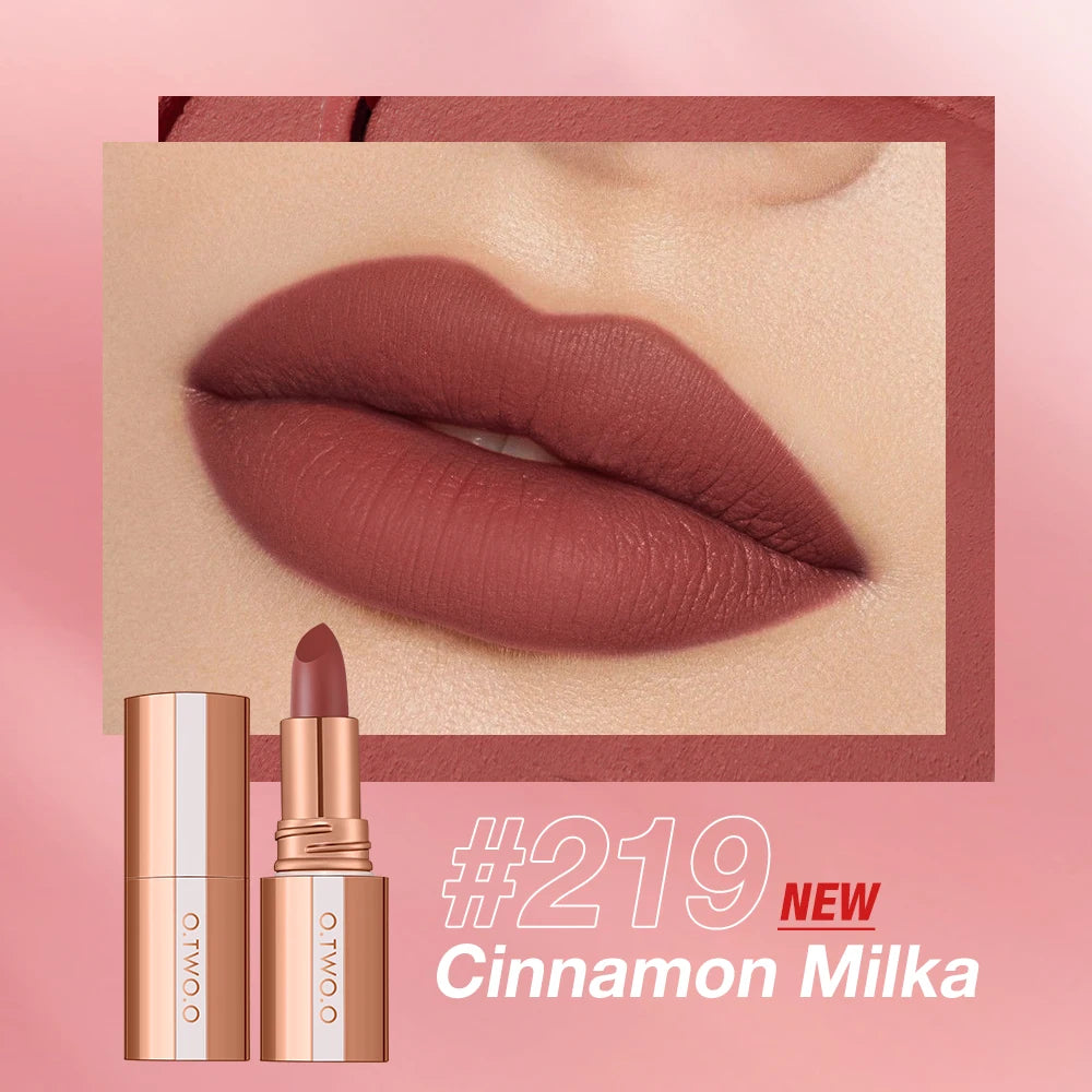 O.TWO.O Matte Lipstick 14 Colors Waterproof Long Lasting Velvet - Lylamor.com