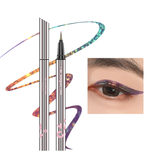 CHARMACY Glitter Liquid Eyeliner – Quick Dry, Waterproof, Long-lasting Chameleon Colors - Lylamor.com