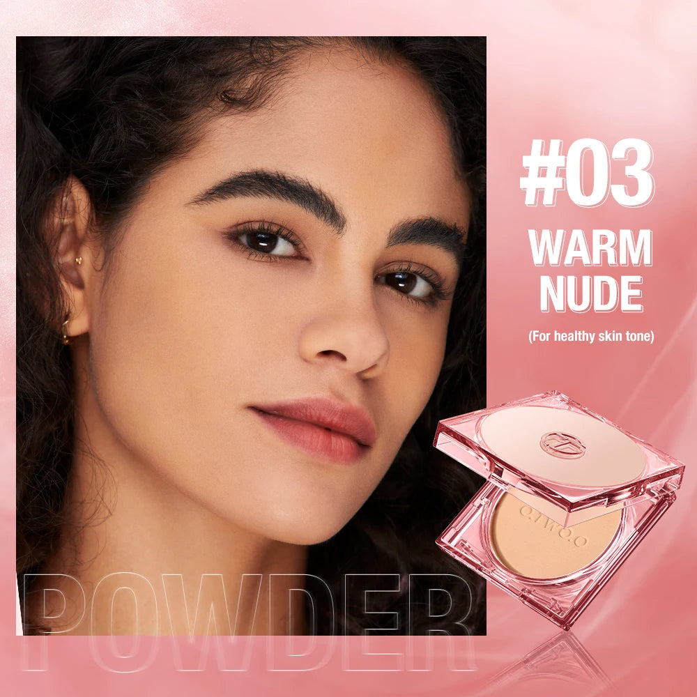 O.TWO.O Face Powder Oil-control 24 Hours SPF 30 PA+++ Long Lasting Waterproof Matte Face Makeup Cosmetic Setting Compact Powder - Lylamor.com