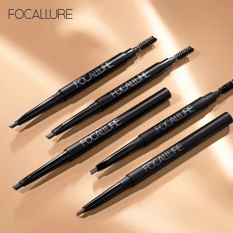 Focallure 3-Color Eyebrow Pencil Precise Long-Lasting Waterproof Eyeliner for Blonde and Brown Eyebrows - Lylamor.com