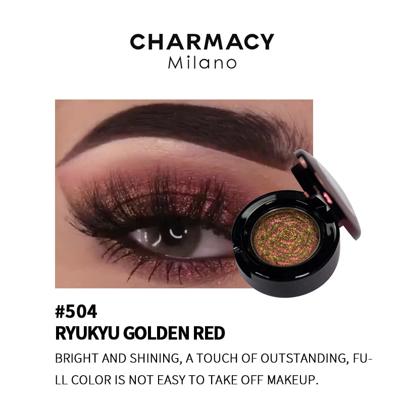 CHARMACY 6 Colors Glitter Chameleon Eyeshadow – Long Lasting Waterproof Shimmer for Women - Lylamor.com