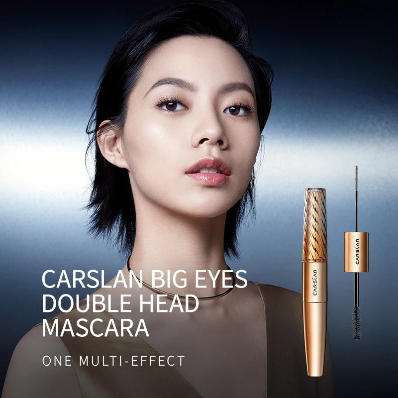 CARSLAN Dual Head 3D Mascara – Curling, Lengthening & Waterproof - Lylamor.com