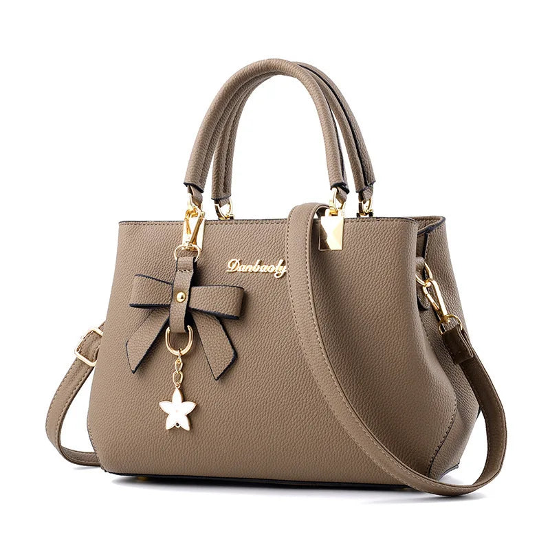 Yogodlns Floral Pendant Messenger Bag - Elegant Women's Tote & Crossbody Shoulder Purse