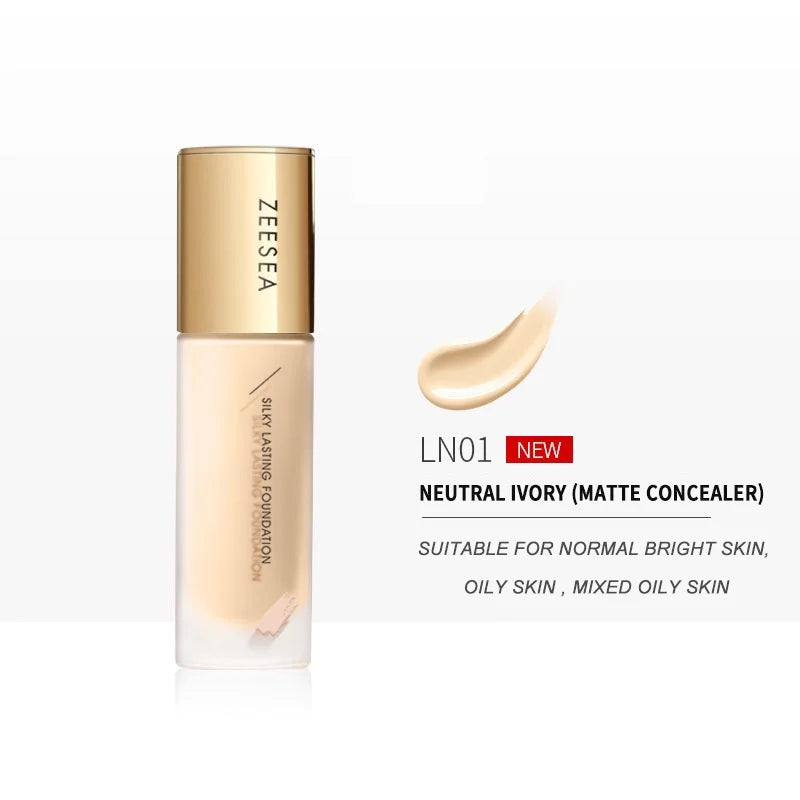 ZEESEA Full Coverage Foundation – Matte, Oil Control & Moisturizing 30g - Lylamor.com