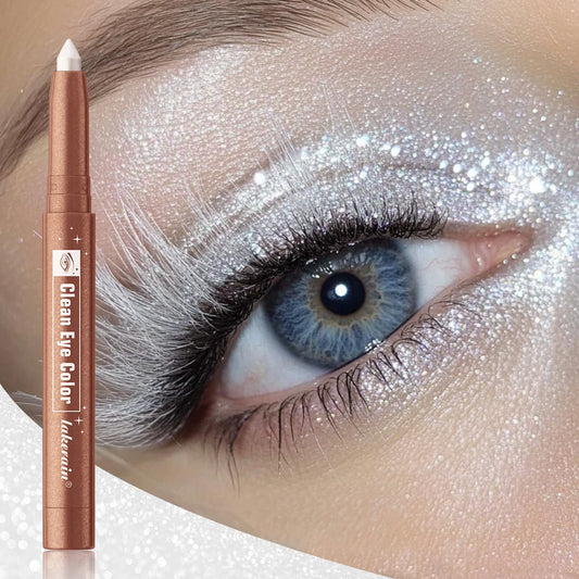 Shimmering Eyeshadow Highlight Stick – Glitter White Pencil for Bright Eyes - Lylamor.com