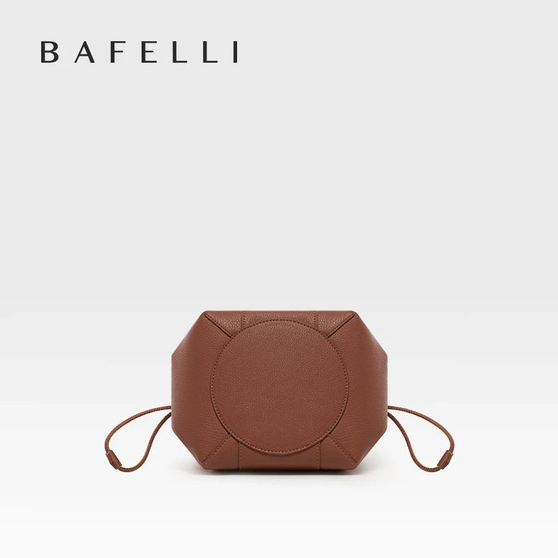 BAFELLI Soft Split Fashion Leather Bag with Hasp Closure – Versatile Casual Shoulder Purse - Lylamor.com