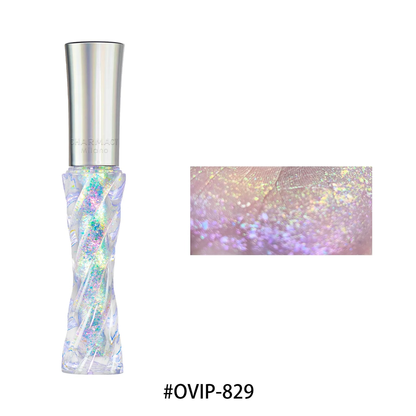 CHARMACY Glitter Liquid Eyeshadow – 40 Duochrome Colors, Long-lasting Shimmer & Metallic Finish - Lylamor.com