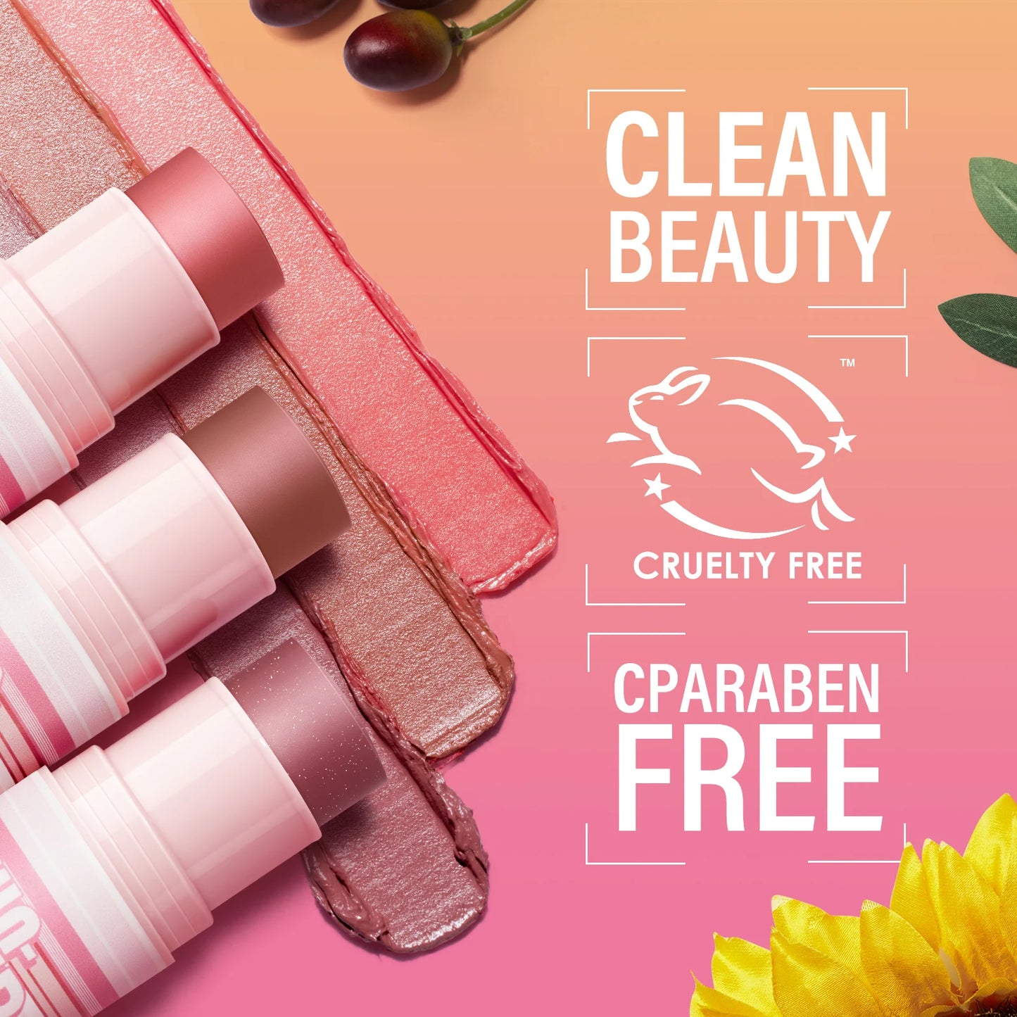 CARSLAN Sun-kissed Blush Stick Vegan Creamy Lightweight Lip & Cheek Makeup - Lylamor.com