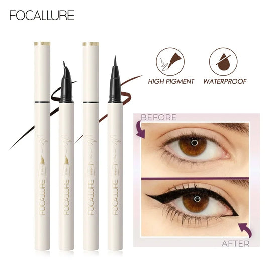 FOCALLURE Liquid Eyeliner Pen – Waterproof Gel Pencil, Long Lasting Quick-Dry Eye Makeup for Women - Lylamor.com