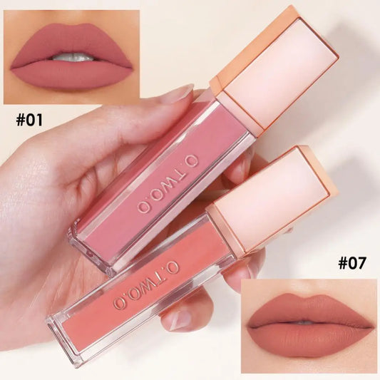 O.TWO.O Velvet Matte Lip Glaze – Waterproof, Long Lasting, High Pigment Non-stick Liquid Lipstick - Lylamor.com