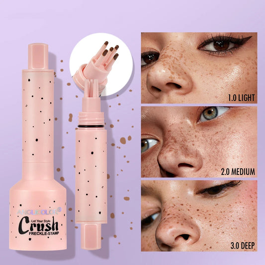 0724 Face Fake Freckles Pen Waterproof Lifelike Concealer Dot Spot Pen Natural Soft Brown Freckles Pencils Makeup Tool Cosmetics - Lylamor.com