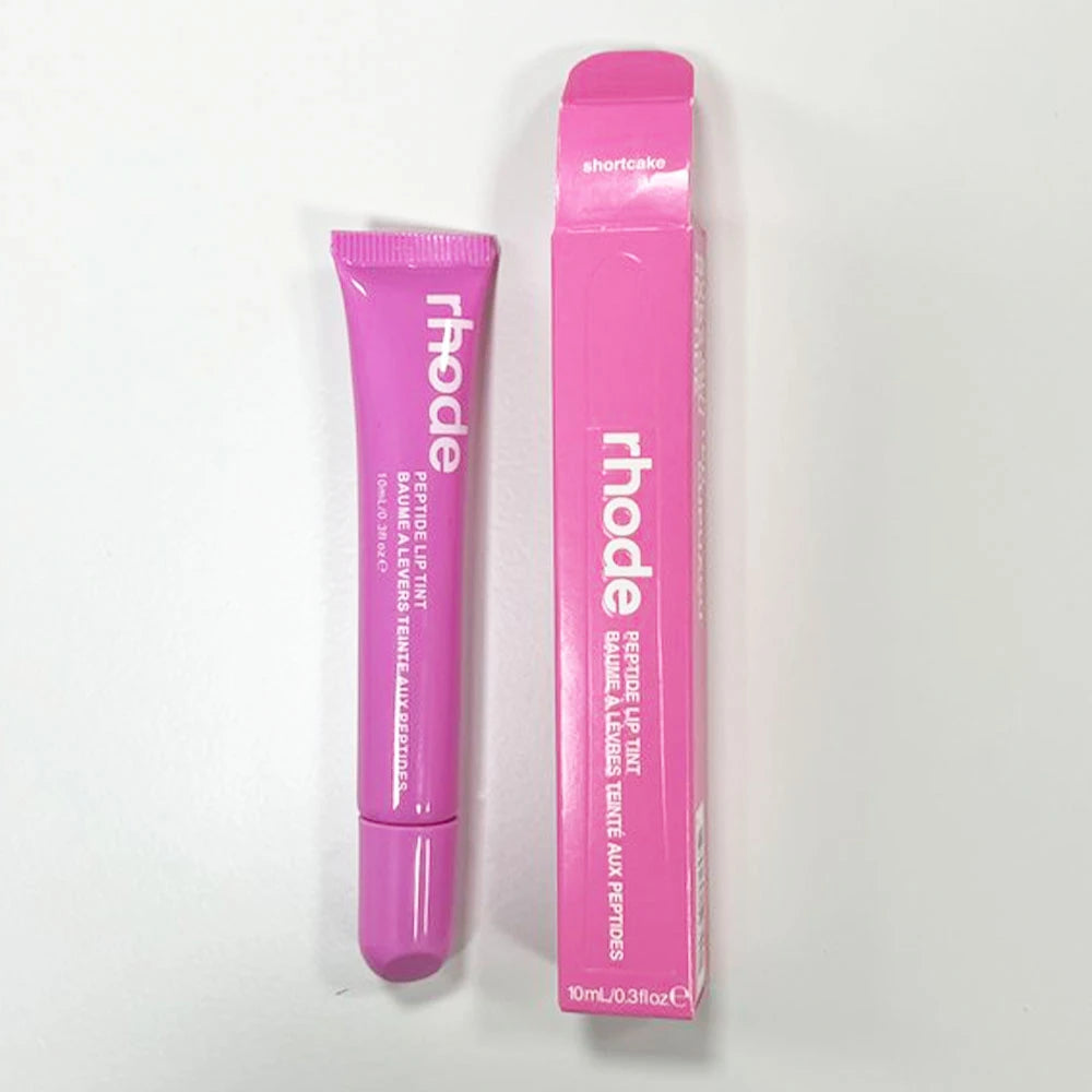 Rhode Makeup Lip Glosses Plump Moisturizing Lip Glaze Oil Long Lasting Nourishing Lipstick Care Ins Salty Tan Raspberry with Box