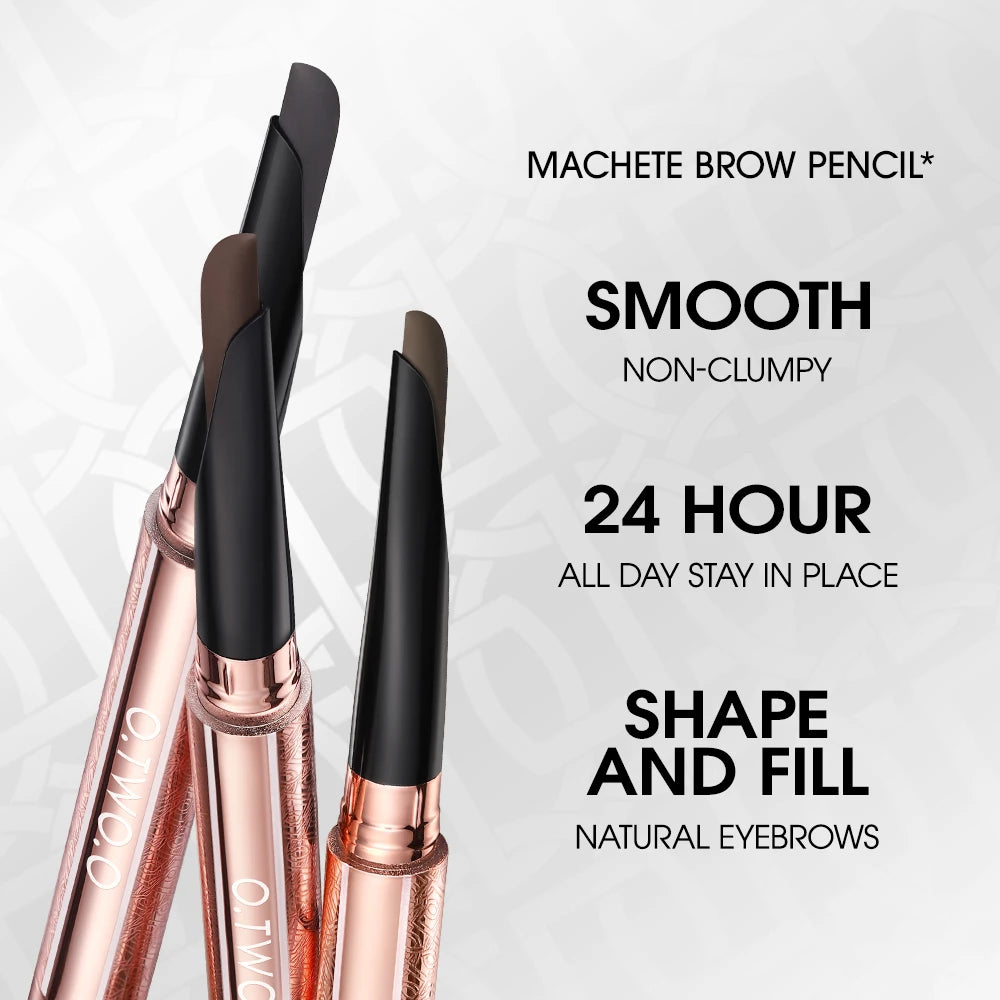 O.TWO.O Machete Eyebrow Pencil – Waterproof, Natural, Long Lasting High-Pigment Brow Definer - Lylamor.com